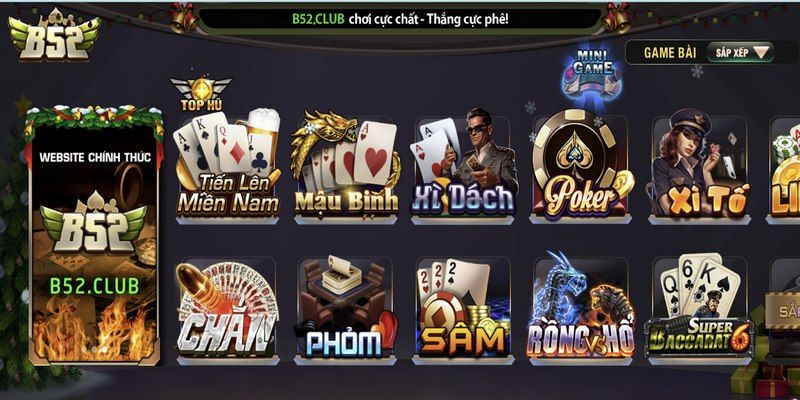 Các kinh nghiệm chơi sâm lốc B52 Club